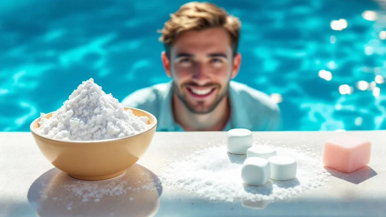 Kristallklares Poolwasser: Warum Backpulver oft besser wirkt als Chlor und Salz